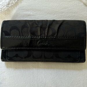 Black Coach Wallet